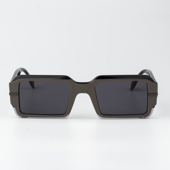 Fendi FENDIGRAPHY Men Sunglasses Rectangle Black Smoke FE40073U 05A BRAND NEW - Picture 2 of 11